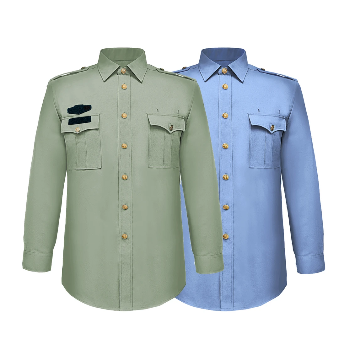 （福利）男士夏季大哥款长袖外穿衬衣