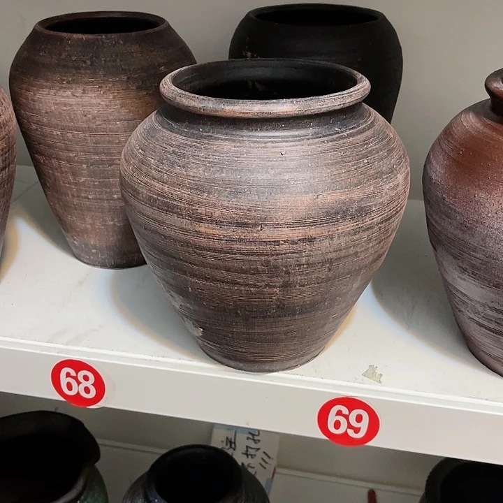 红陶20CM（含）-50CM（不含）花**贵带孔