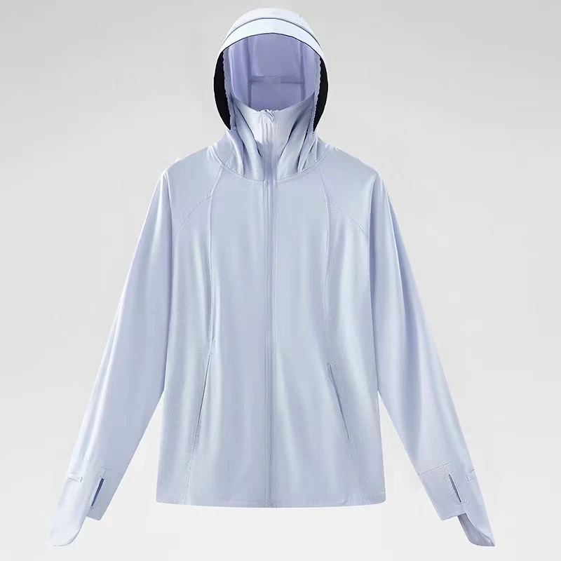 KDSY-防紫外线长袖户外运动连帽遮阳轻薄防晒衣
