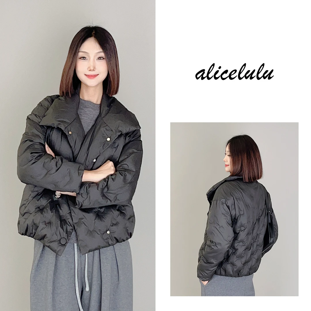 4 ALICE “围住暖意”羽绒服 保暖鸭绒 时髦领口 S1034458Tr
