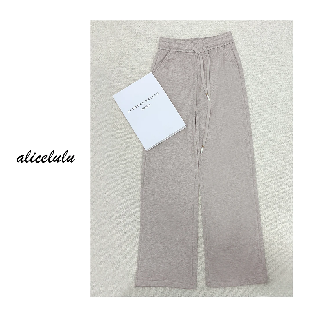 5 ALICE “糯叽叽”休闲裤 垂顺柔软 显瘦百搭 S621820T