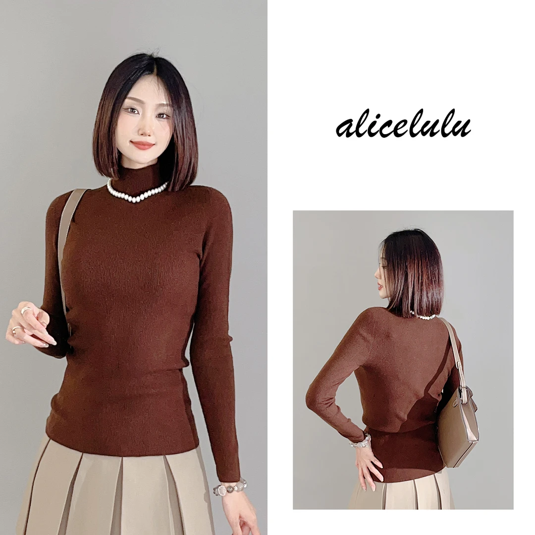 1 ALICE “一线成衣”毛衣 无缝设计 优雅百搭 S2140311X