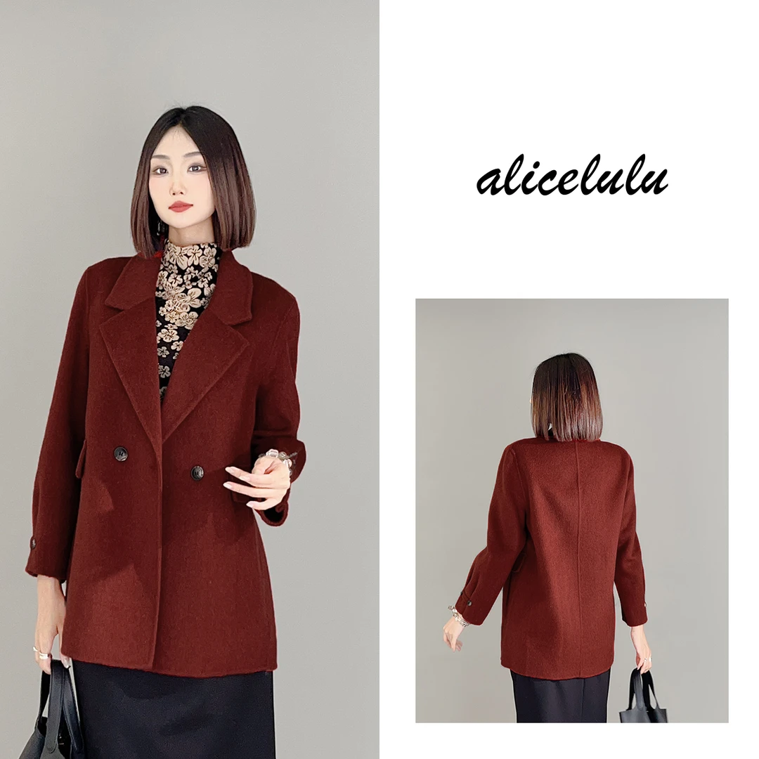 4 ALICE “港风美人”毛呢大衣 绵羊毛 柔糯细腻 S2140121Tr