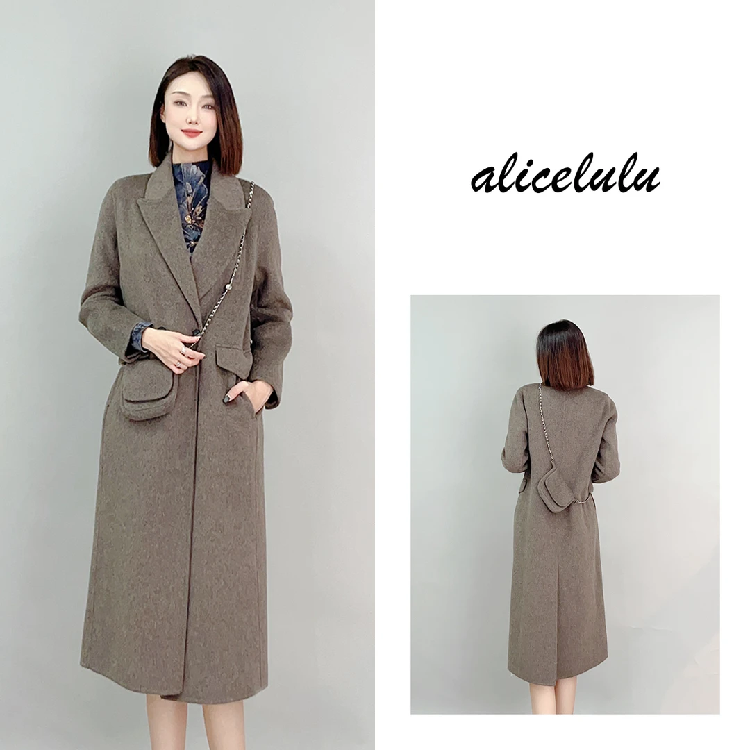 5 ALICE “时髦搭子”毛呢大衣 时尚挎包 柔糯细滑 S2140983Kr