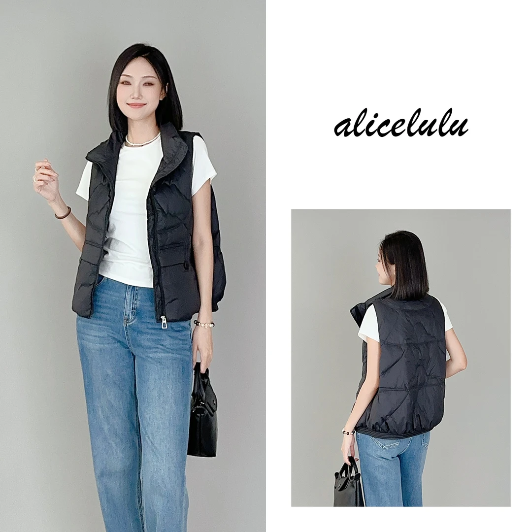 5 ALICE “叠穿法宝”鸭绒马夹 时髦层次 保暖显瘦 S2138847Tr