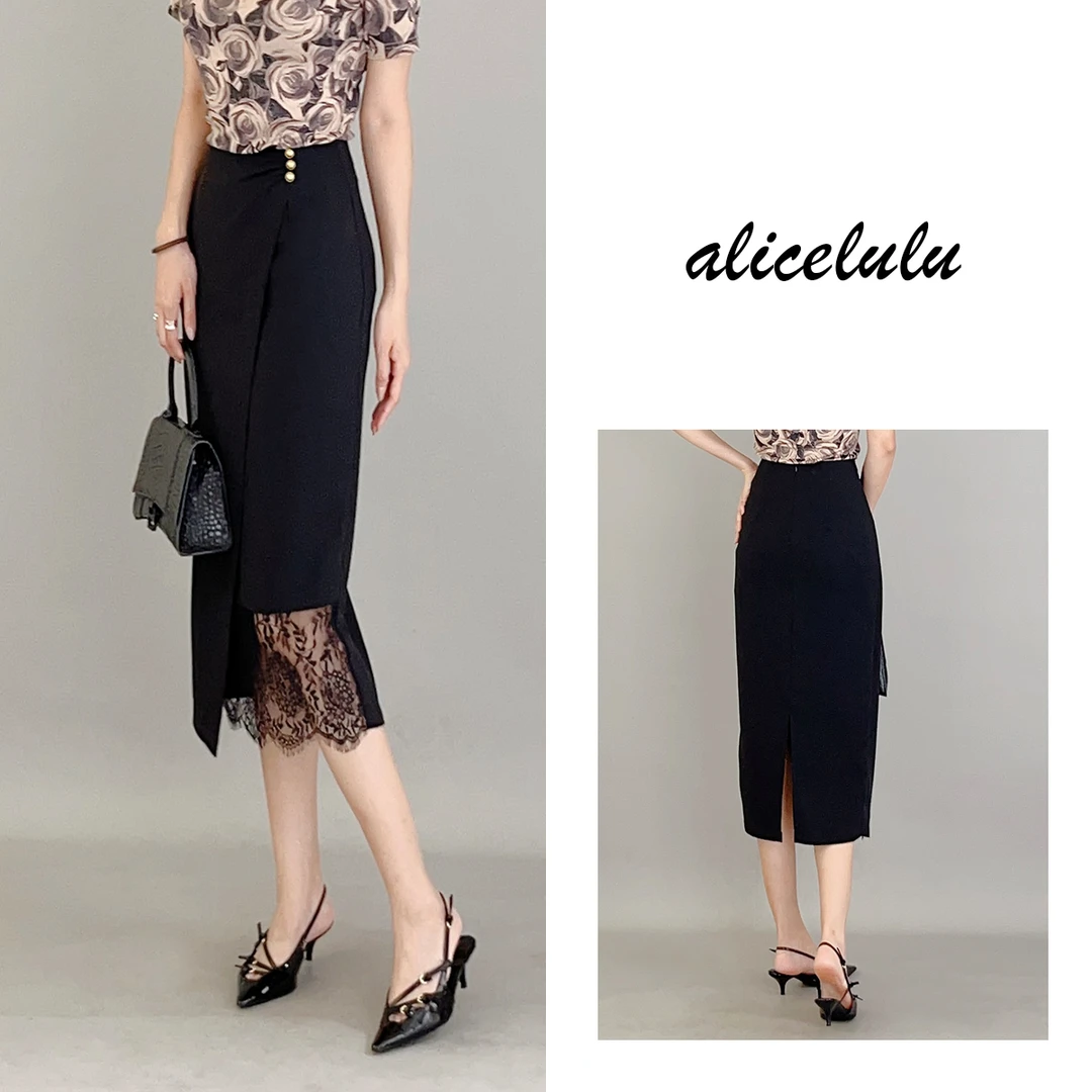 5 ALICE “优雅之上”半身裙 柔美蕾丝 端庄知性 S621567W