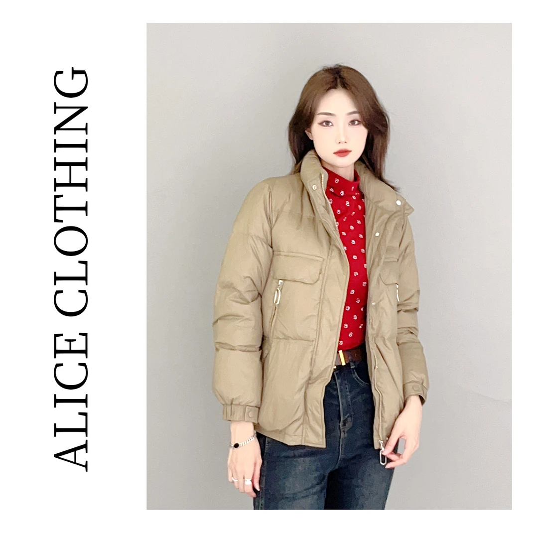 4【ALICE “胶囊色彩”羽绒服】时尚立领 轻暖百搭 S2134925T