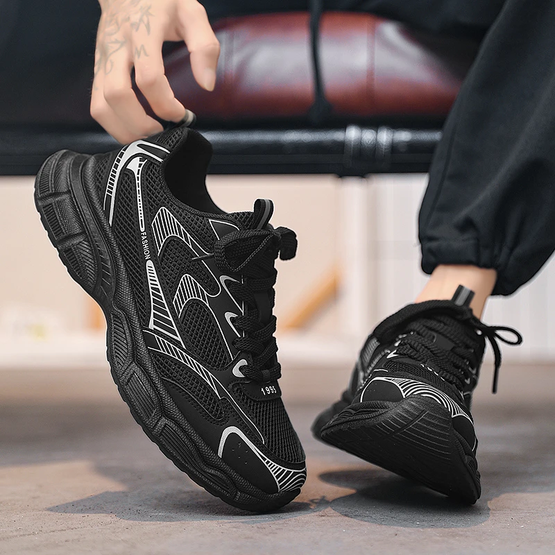 FOORAABO/法拉步夏季休闲百搭网面老爹鞋网红厚底ins低帮男士潮鞋