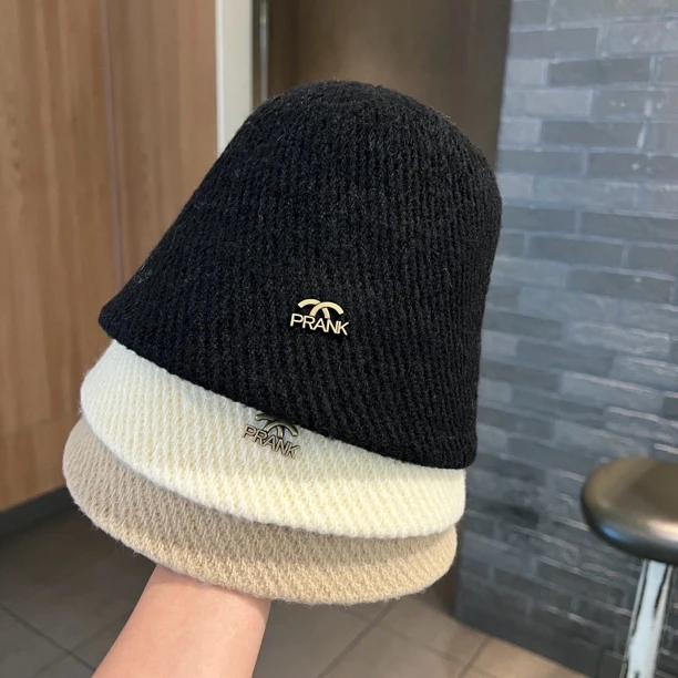 【谁带谁好看】2024秋冬新款韩国chic儿童小香风纯色水桶渔夫盆帽潮