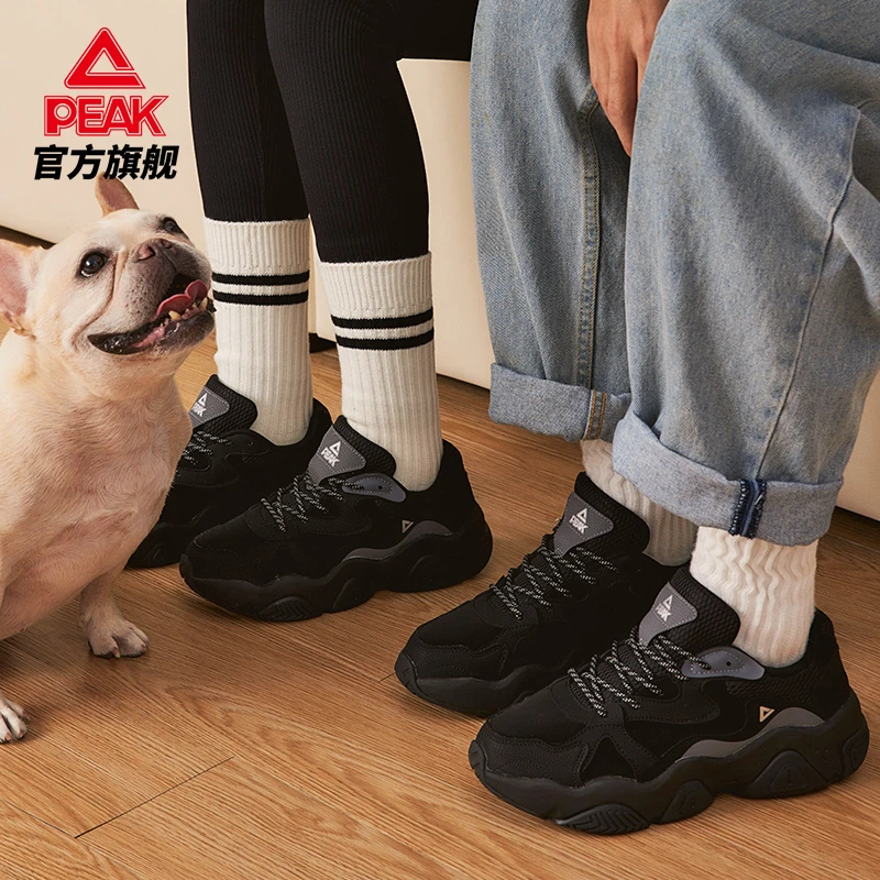 匹克猫爪鞋潮流ins男士百搭低帮情侣减震耐磨运动休闲鞋-DE340067