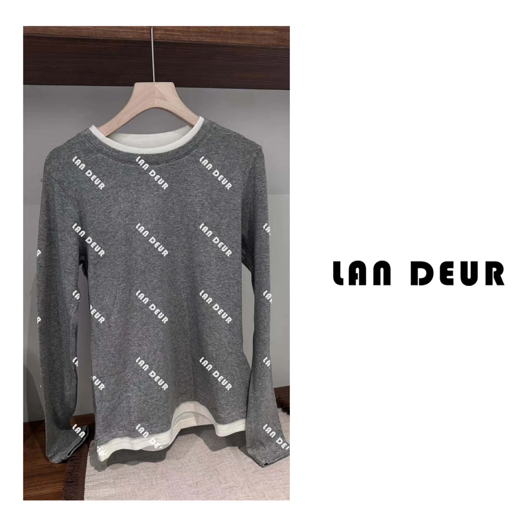 JIUJIU【与月亮碰头】时尚百搭简约撞色T恤1009-10385