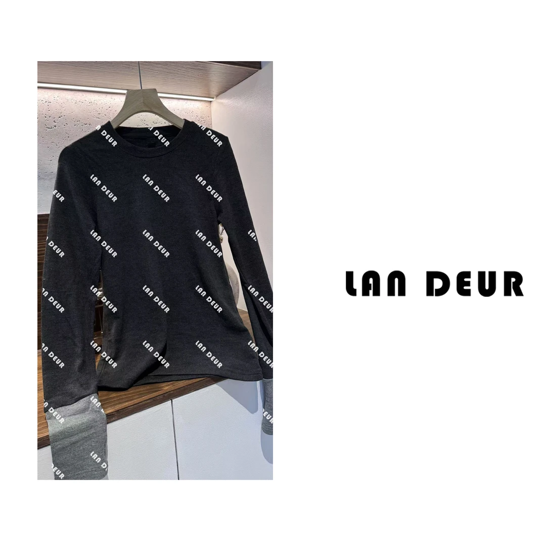 JIUJIU【小地炉】时尚百搭拼色热感打底T恤1020-10403