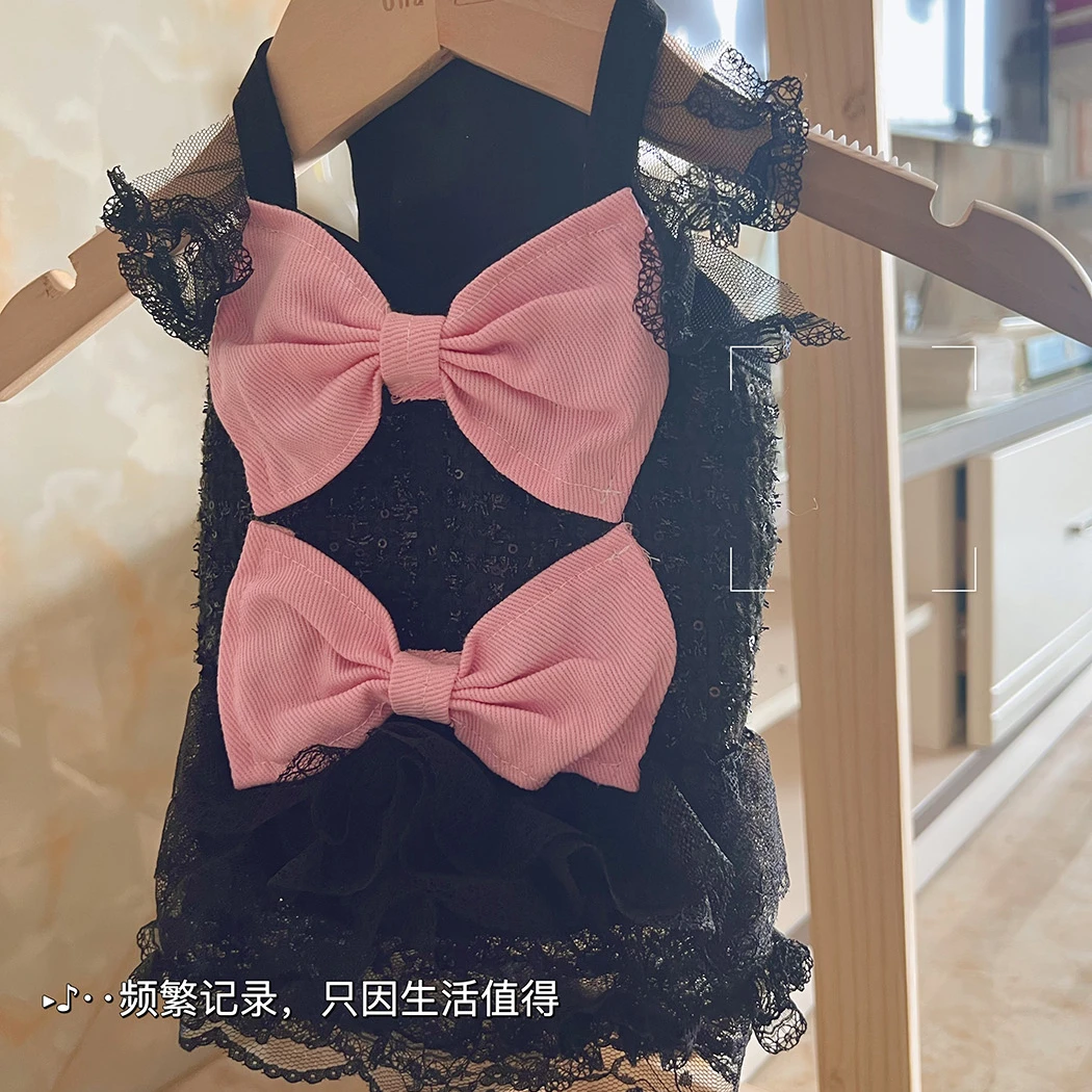 宠物裙子狗狗裙子马尔济斯约克夏比熊泰迪博美猫猫衣服布偶