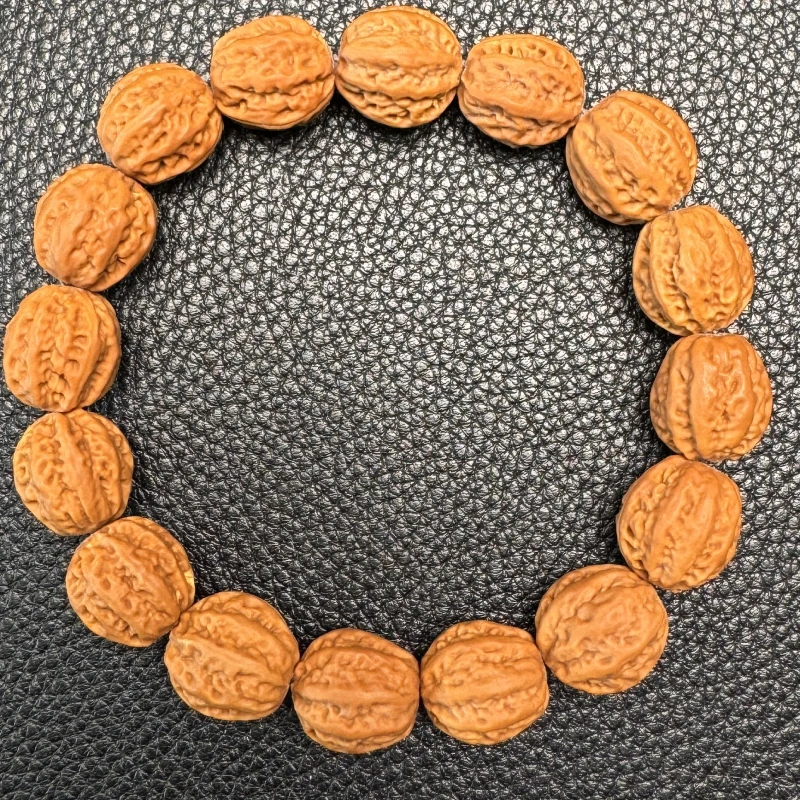 手串文玩核桃京八棱小龙脊野生小核桃小秋子龙纹桃核