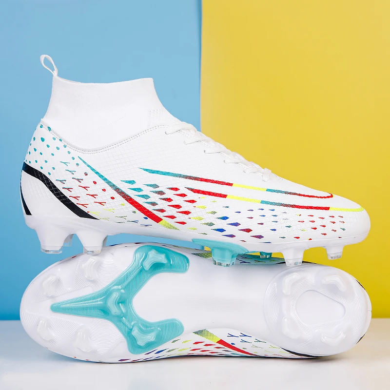 C罗梅西X19透气刺客15人造草地足球鞋男女长钉碎钉tf学生儿童猎鹰