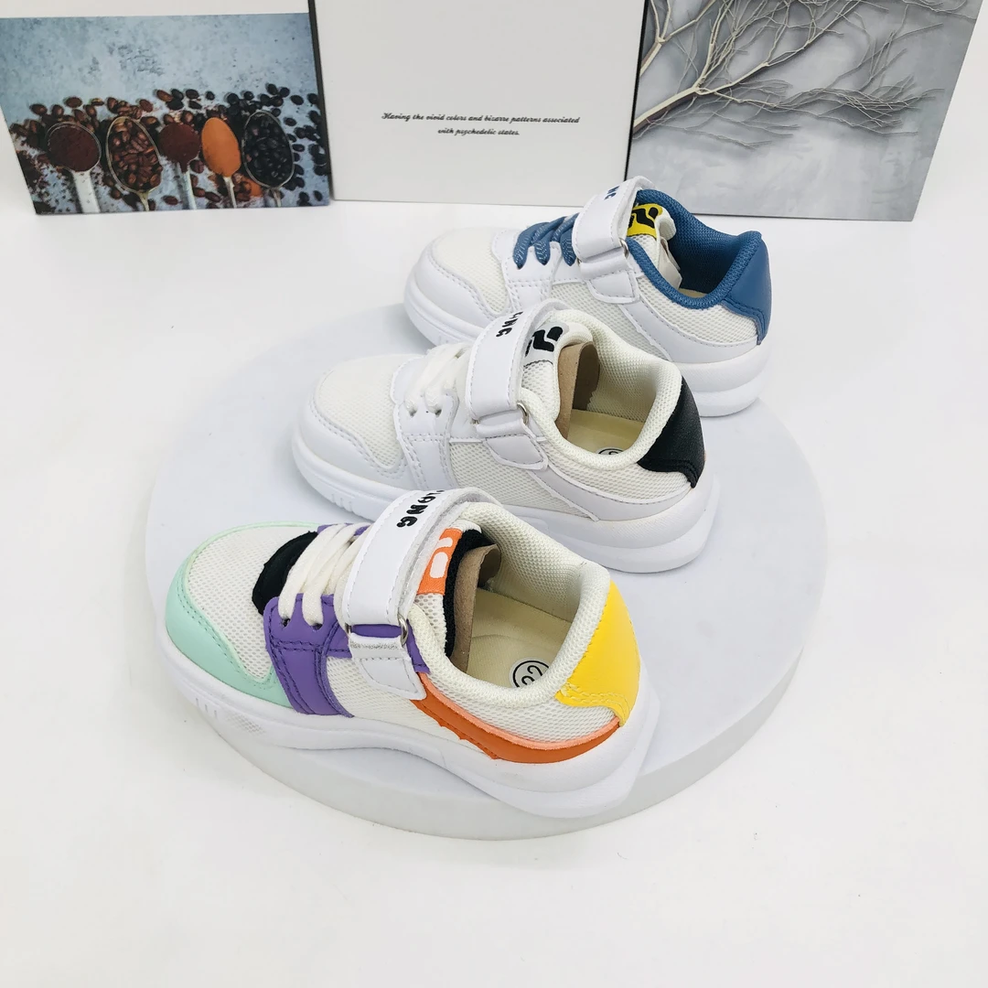 A4区2168秋季儿童软底休闲运动双网板鞋