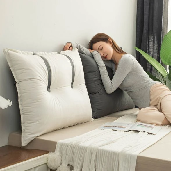 床头靠垫沙发客厅榻榻米大靠背出租屋长方形一体组合靠枕科技布