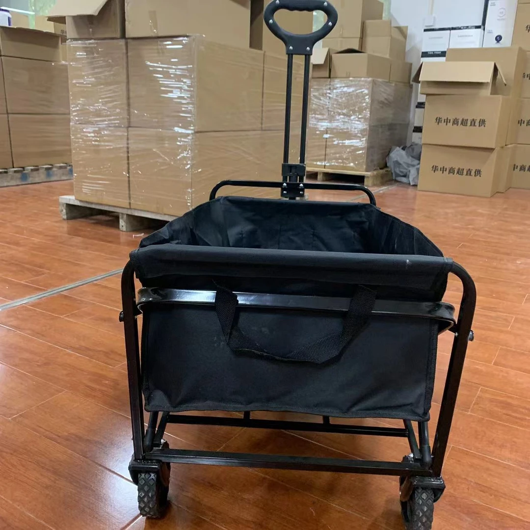 户外手推折叠露营车拉杆车野营装备小拖车 XD051-D