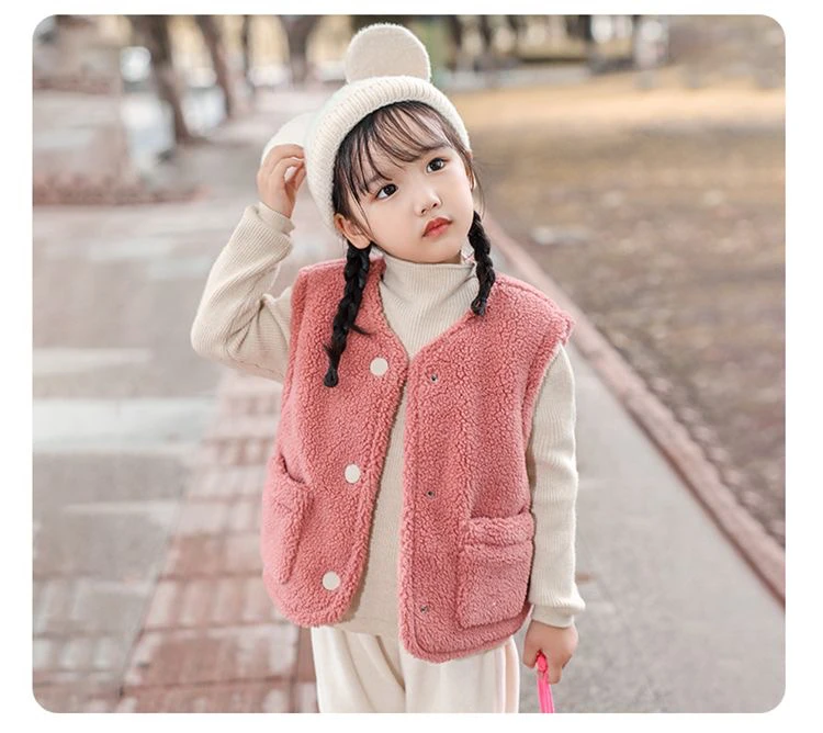 2023新款儿童马夹婴幼儿中大童洋气外穿男女马甲秋冬宝宝时尚背心