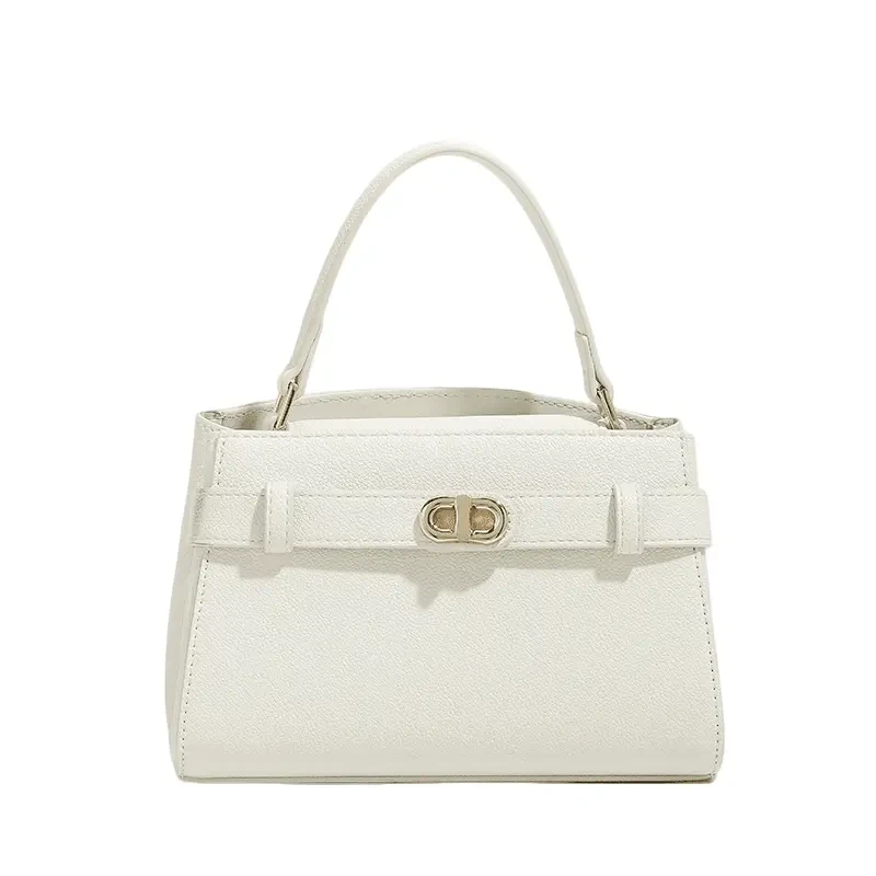 CLEVER&KETCH荔枝纹凯莉包包女2025新款高级质感时尚单肩斜挎包