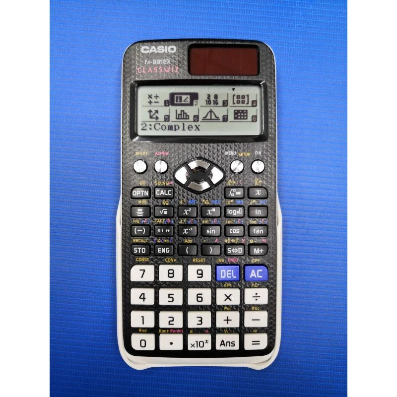 Casiofx-991EX英文版552种科学函数功能计算器一二建自动化注会用