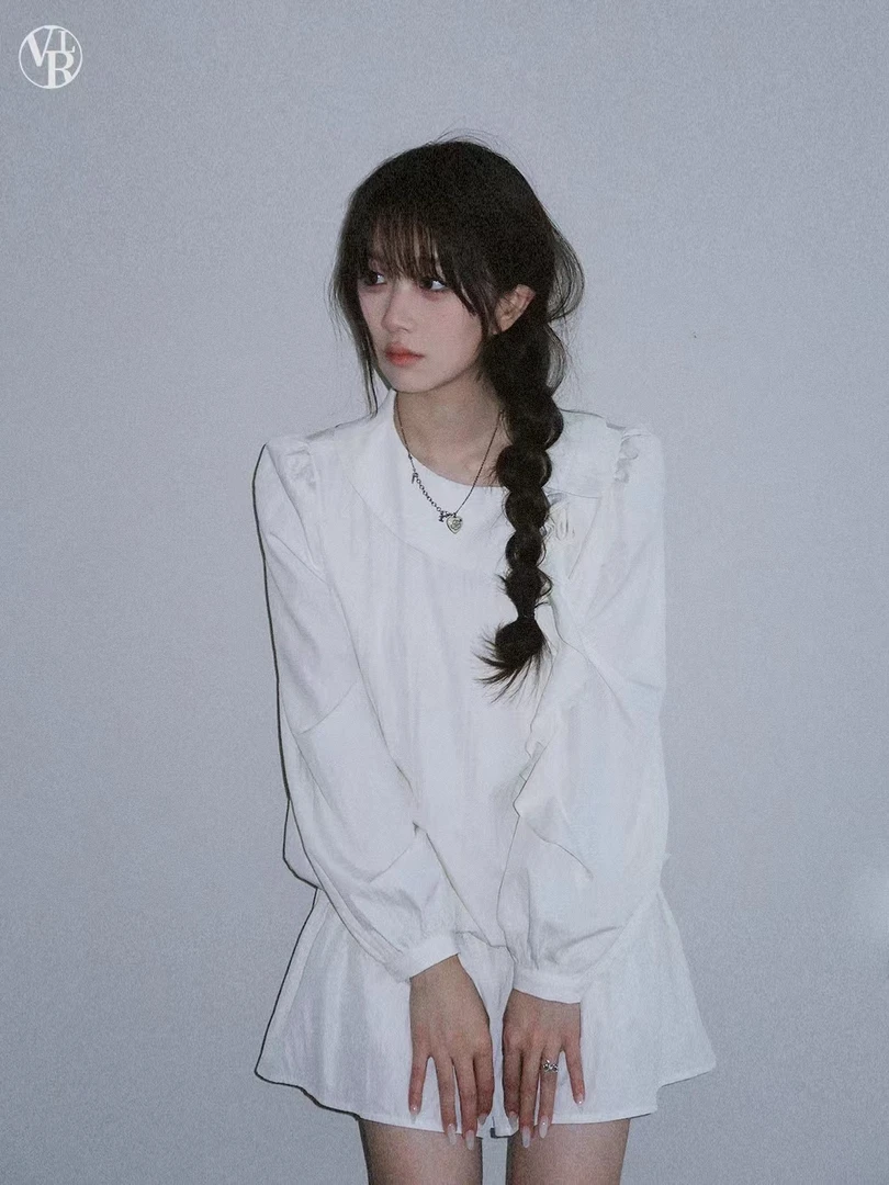 vuiiiard【月光精灵】奶油温柔气质设计感少女时髦女装连衣裙