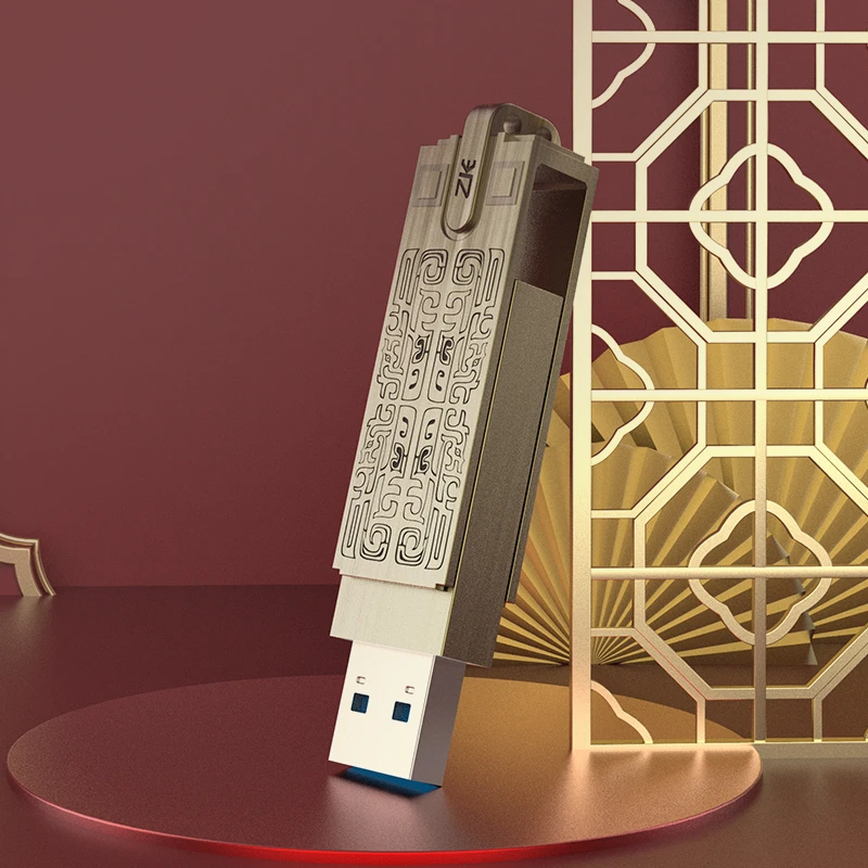 中科存USB3.0U盘 通用车载电脑优盘金属防水高速优盘便携办公国鼎