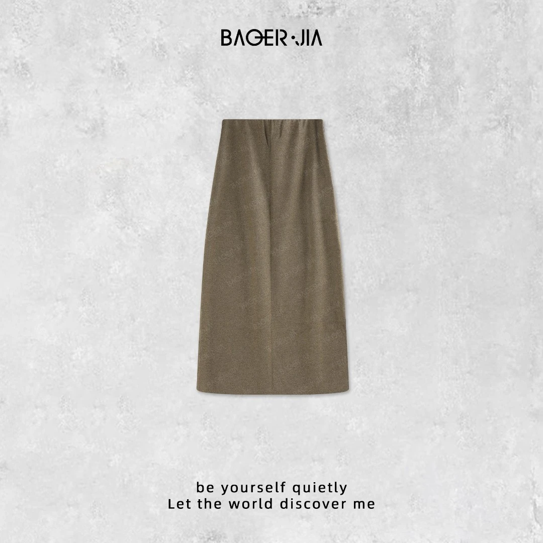 3-【必入~裙】宝儿家含幂BD16124307冬季新款时尚休闲舒适保暖裙子