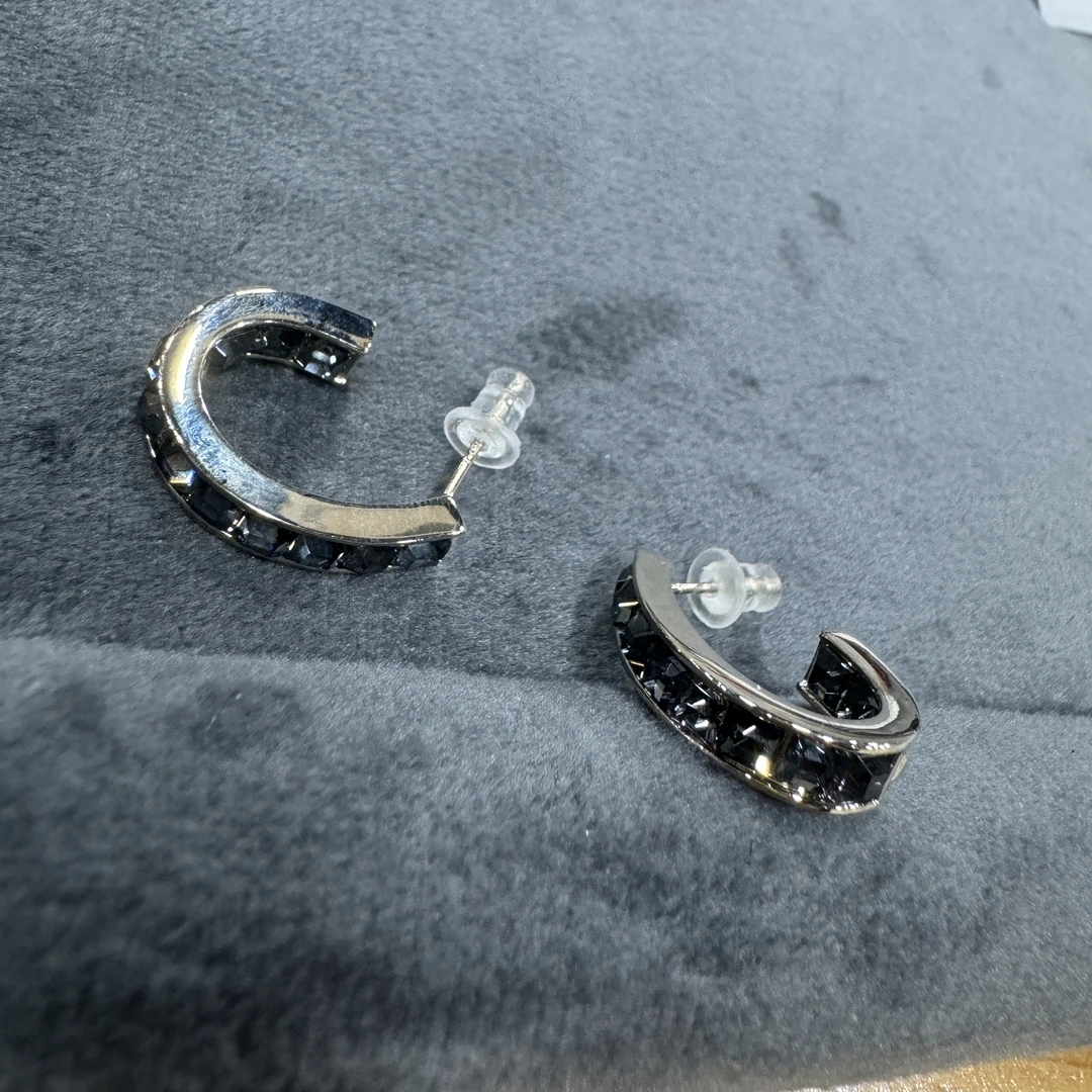 合金耳饰 高级气质弧形耳环962