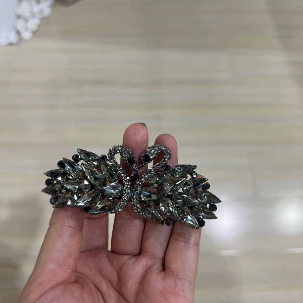 施华合金高级天鹅发夹292