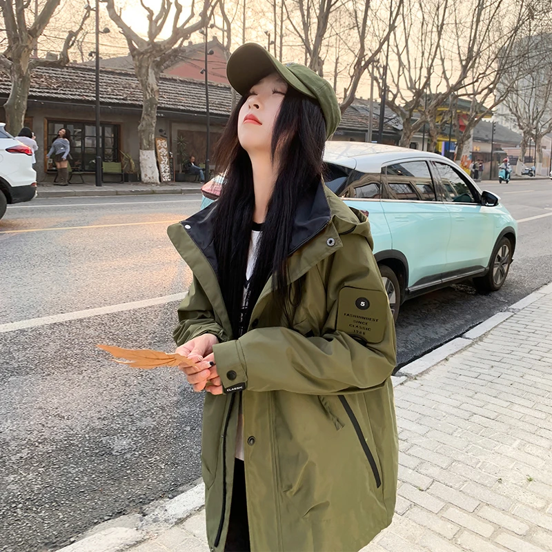 HFJY春秋季外套男女同款冲锋衣2024新款爆款小个子夹克登山服户外