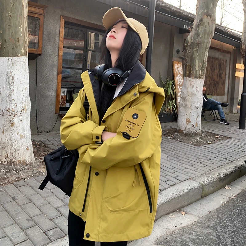 HFJY春秋季外套男女同款冲锋衣2024新款爆款小个子夹克登山服户外