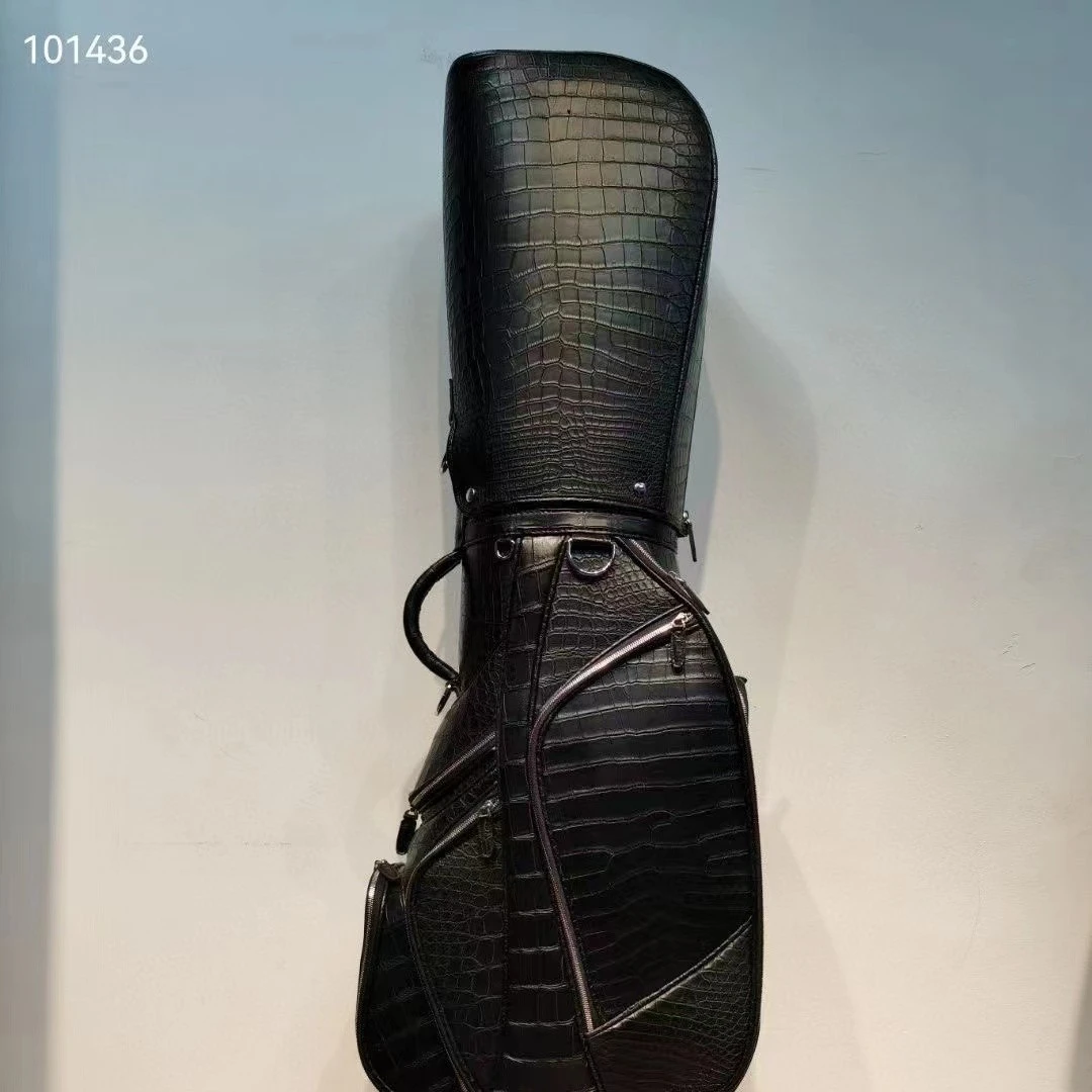 【古渲】休闲男士手杆鳄鱼皮拉杆装备包【男款】