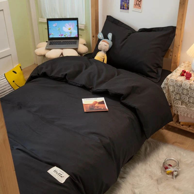 大学生宿舍三件套床上用品四件套床单被套单人床被罩六件套全套4