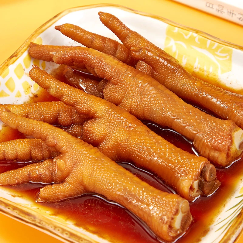 爱尝-多汁泡鸡爪360g(12个)肉多酸辣有骨凤爪即食卤味解馋小零食