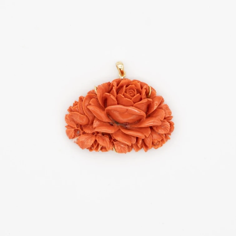 合金珐琅吊坠 红色珊耳饰戒指项链胸针饰品 一物一拍下单需备注