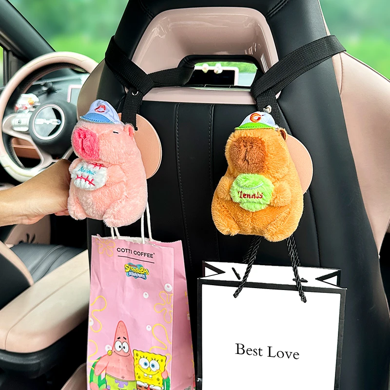 车载运动座椅背挂钩汽车收纳置物用品五菱缤果比亚迪海鸥海豚装饰