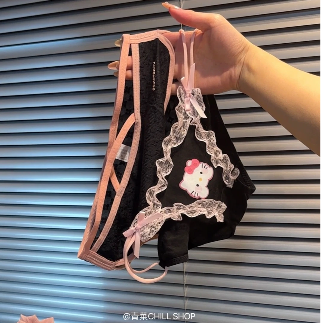 ”软心喵酱“甜美一字带少女心内裤