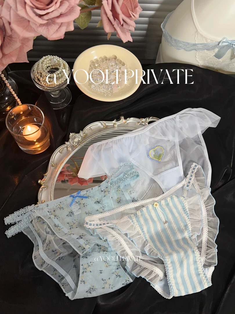 "蝶恋花“ 清纯温柔浪漫梦幻紫色系内裤