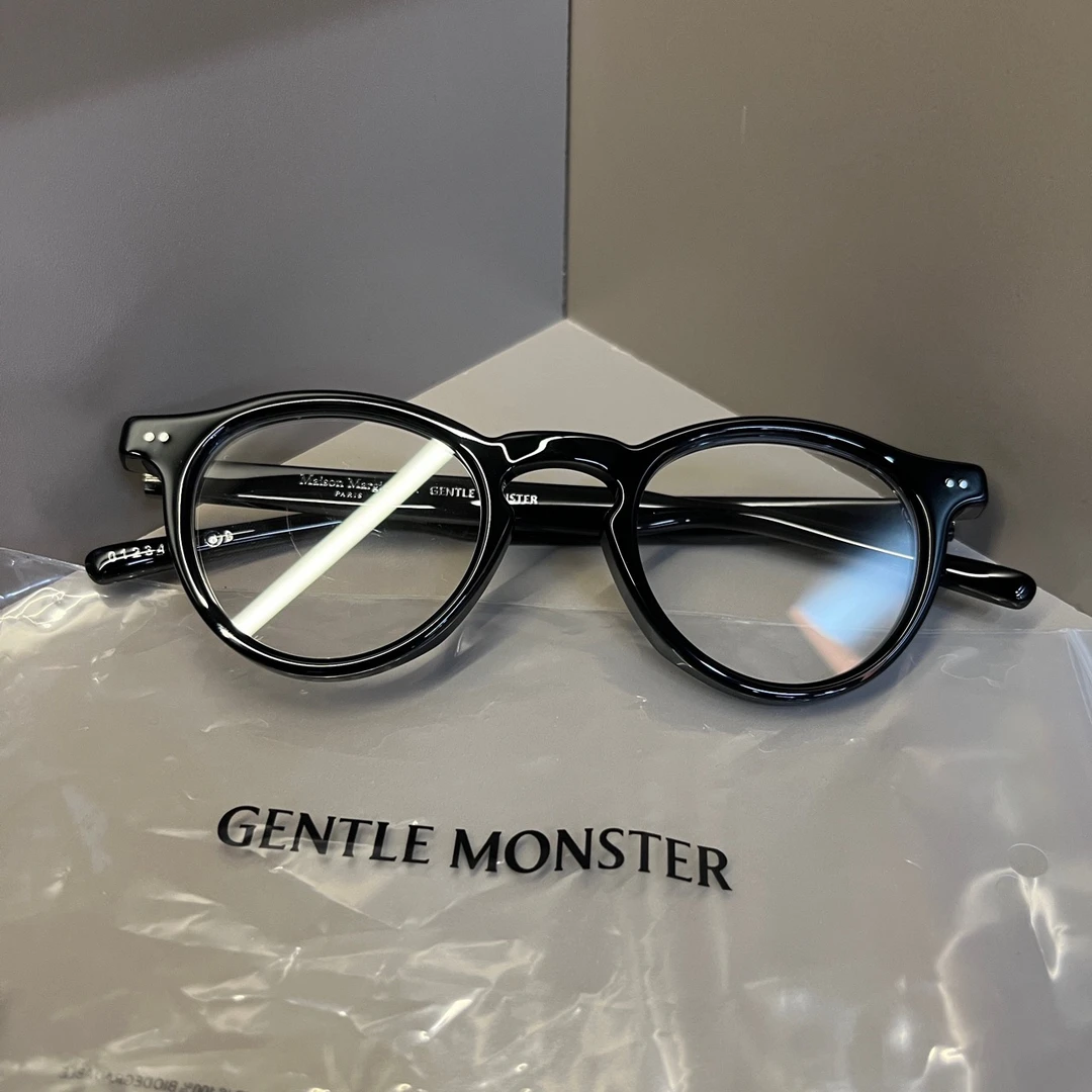maison margiela 联名gm  黑色 116 平光镜 全新 有盒子