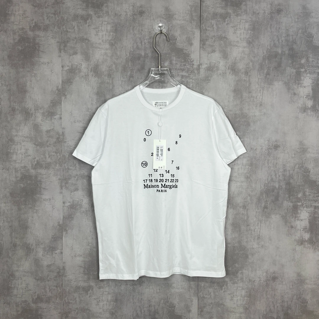Maison Margiela马吉拉22Fw 尺码任选数字刺绣短袖短袖全新带吊