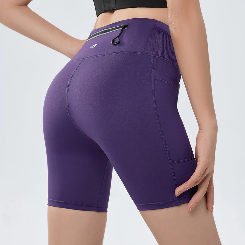 【六个口袋】DYISE新款紧身运动跑步短裤紧身速干骑行健身短裤23039