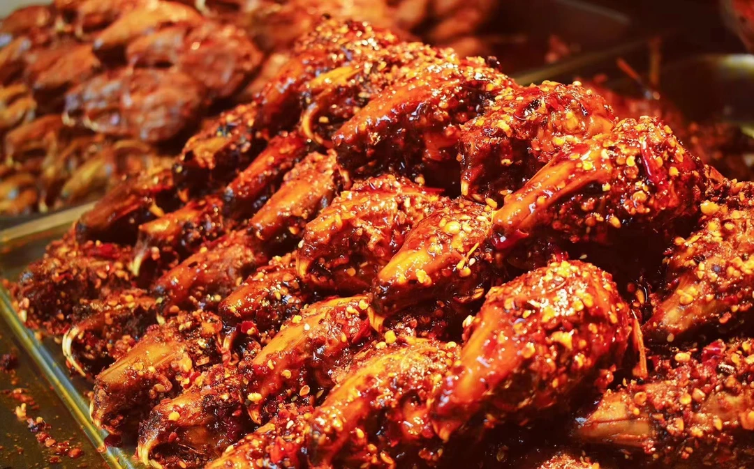 特色麻辣兔头10个