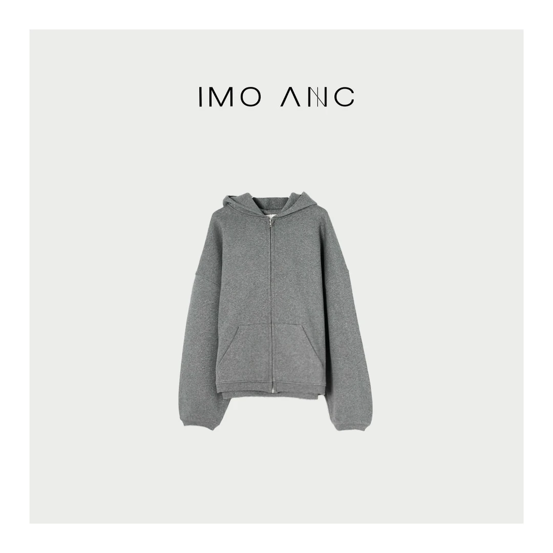 IM SO FANCY【NO退NO换】【细闪百搭卫衣外套】大廓形遮肉外套SQ994