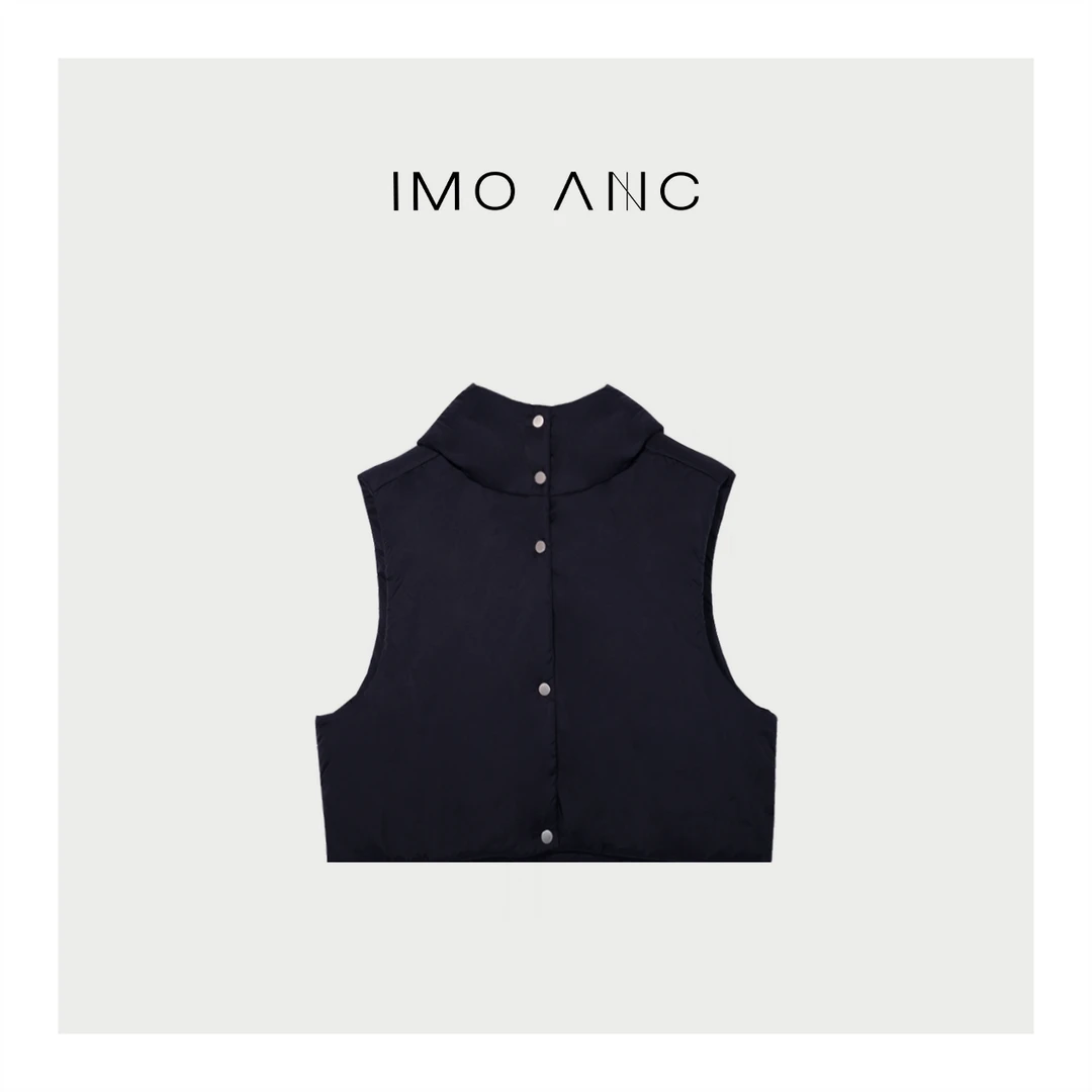 IM SO FANCY百搭外穿打底连帽马甲棉服SQ1421