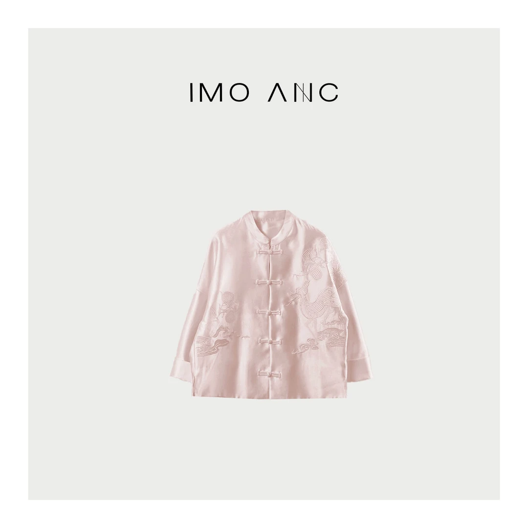 IM SO FANCY【呦呦鹿鸣重工刺绣外套】新中式盘扣外套