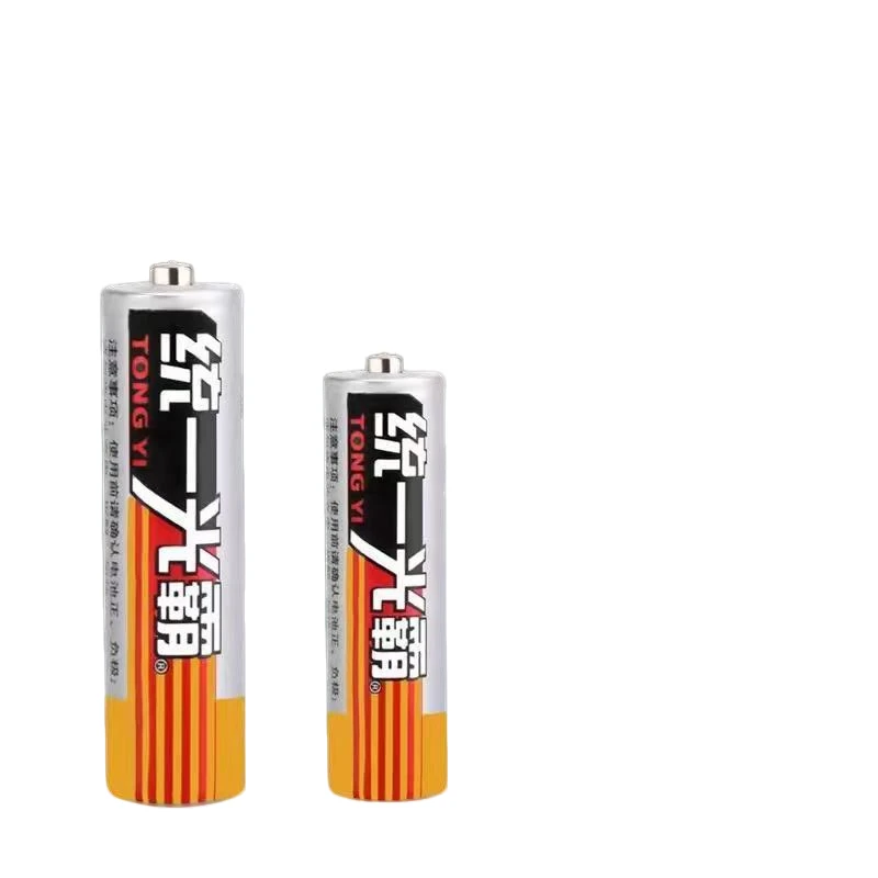 统一光霸5号7号电池通用原装耐用儿童无线充电经典彩虹碱性碳性