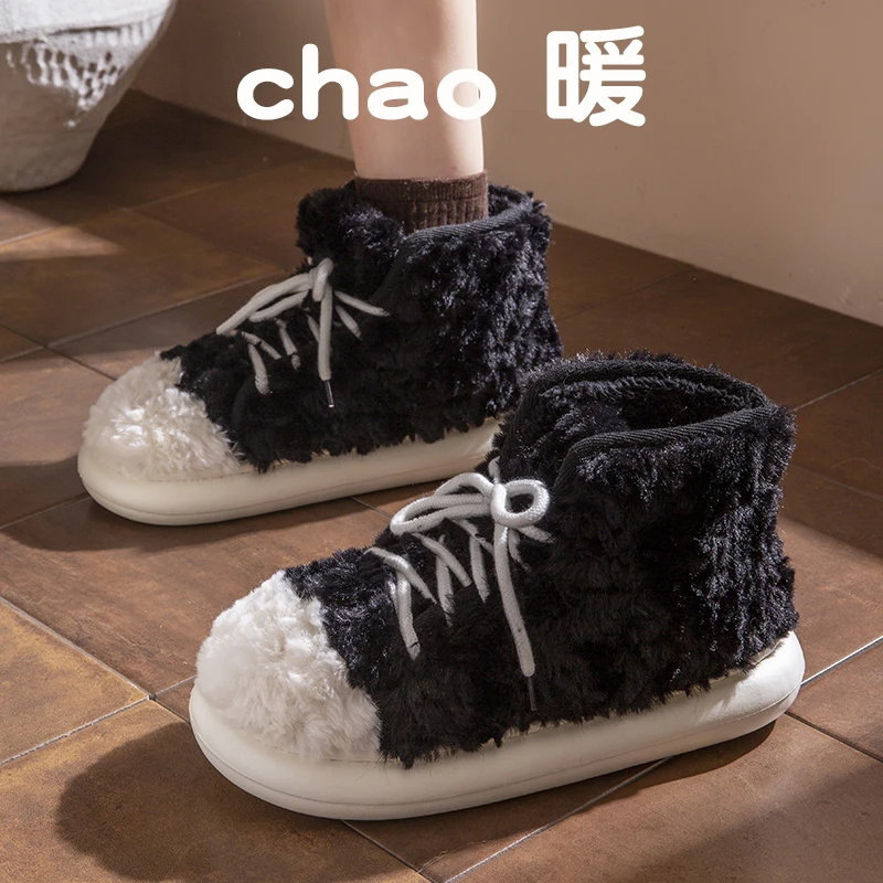 东北雪地靴女棉鞋女冬季加绒加厚高帮雪地靴女款情侣外穿保暖潮流