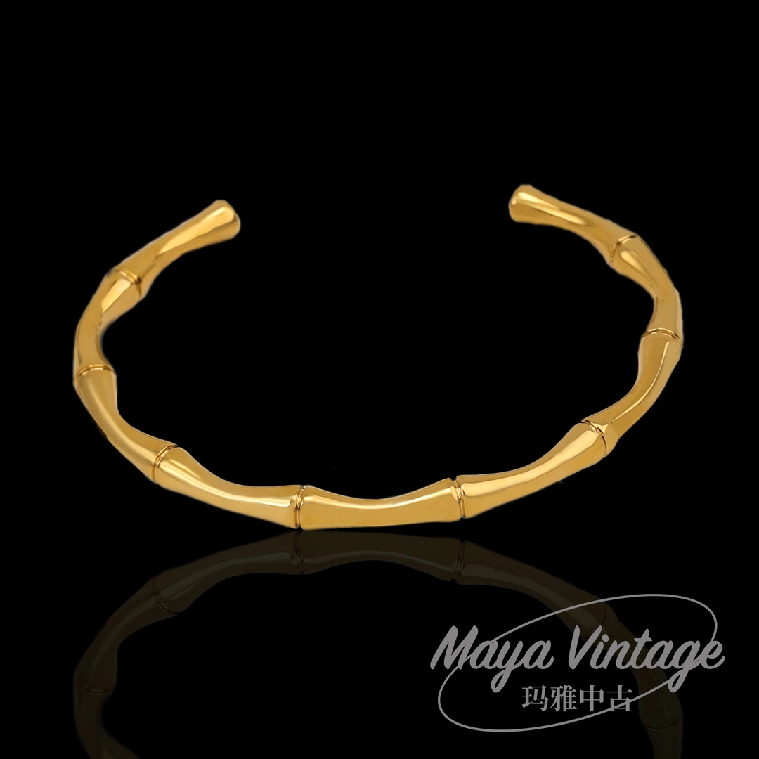 合金手镯 中古风竹节开口手镯/S618