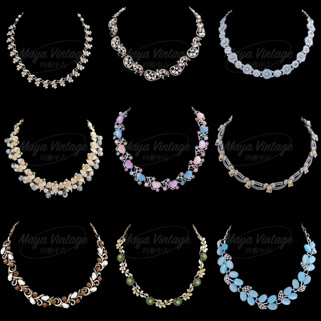 合金项链 玛雅中古 中古合集首饰链接